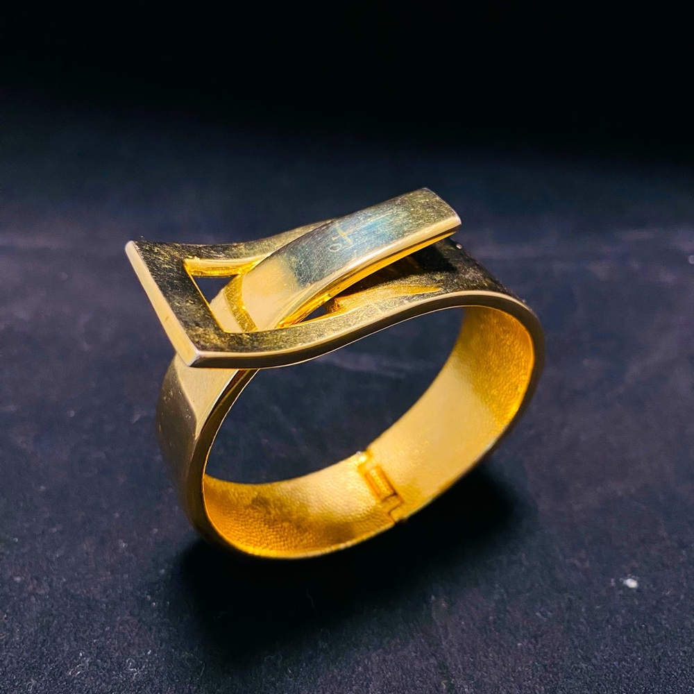 Retro Gold Cuff Bracelet